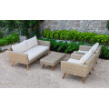 Top Selling PE Rattan Sofa Set For Outdoor Garden Or Living Room